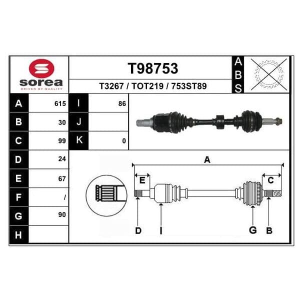 Eai Transmission / Toyota Verso Manu. - T98753