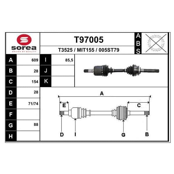 EAI Transmission / Mitsubishi Pajero Ii Manu - T97005