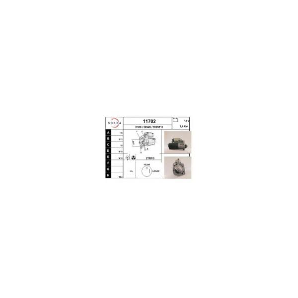 Eai Motores de Arranque / 850 11702