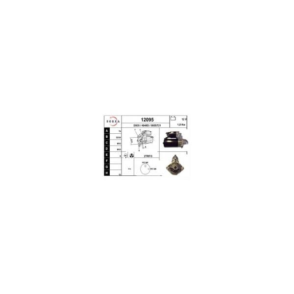 Eai Motores de Arranque / Bmw Serie 3 12095