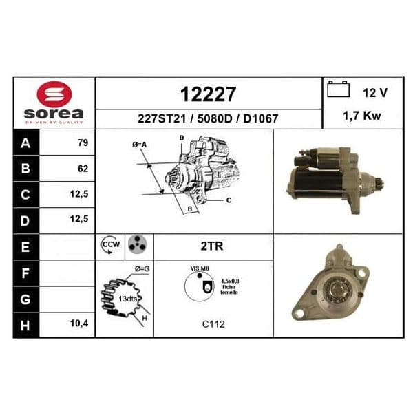 EAI Motor de Arranque - 12227