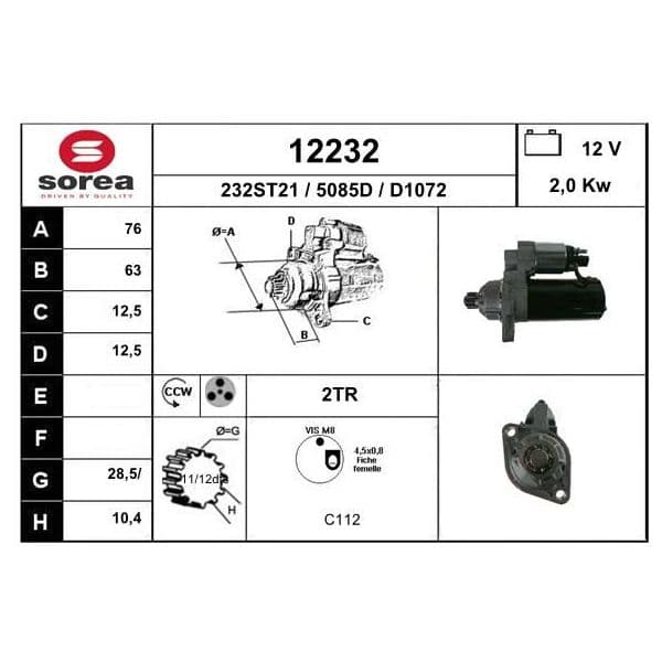 EAI Motor de Arranque - 12232