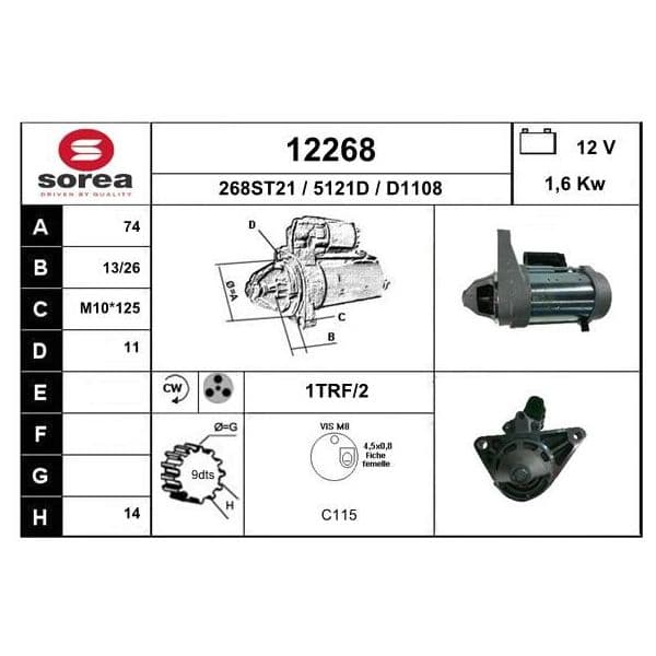 EAI Motor de Arranque - 12268