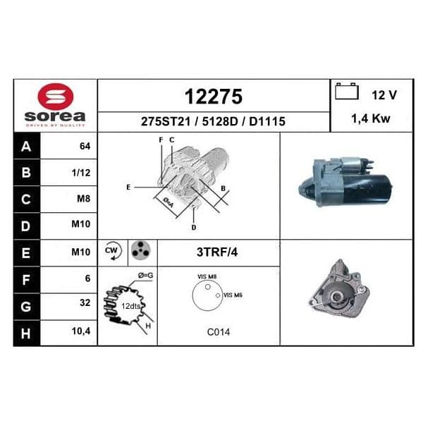 EAI Motor de Arranque - 12275