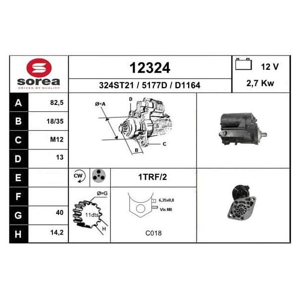 EAI Motor de Arranque - 12324