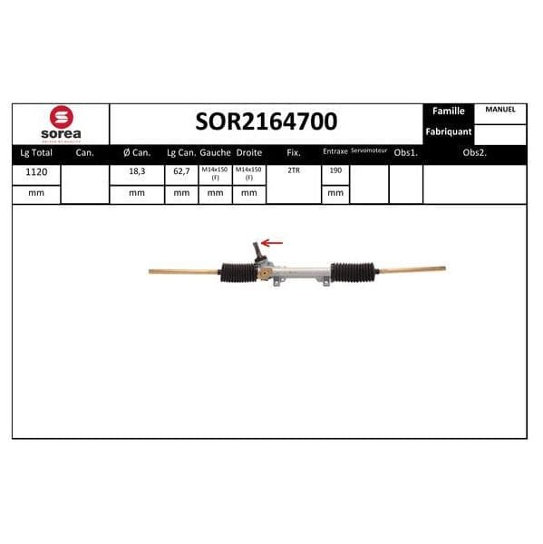 Eai Cremail.manu. / Psa - SOR2164700