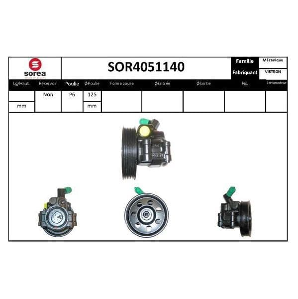 Eai Bomba de Direcção Assistida / Ford - SOR4051140