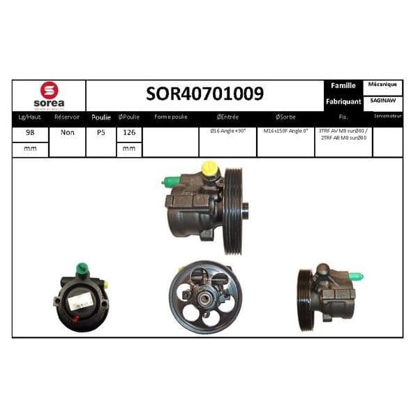 Eai Bomba de Direcção Assistida / Mitsubishi N - SOR40701009