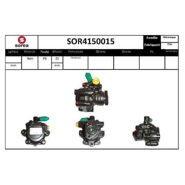 Eai Bomba de Direcção Assistida / Renault - SOR4150015