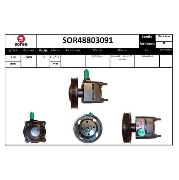 Eai Bomba de Direcção Assistida / Ford Volvo - SOR48803091