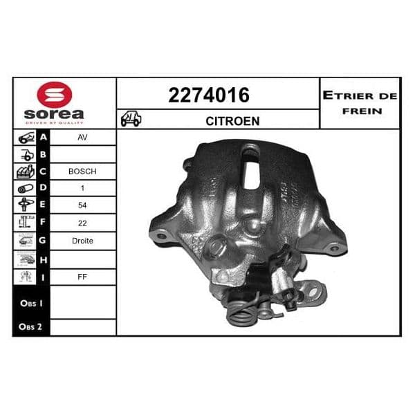 EAI Pinça de Travão - 2274016