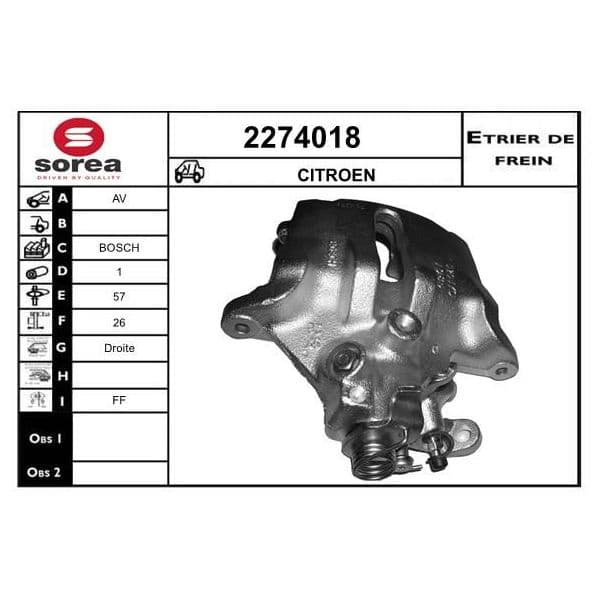EAI Pinça de Travão - 2274018
