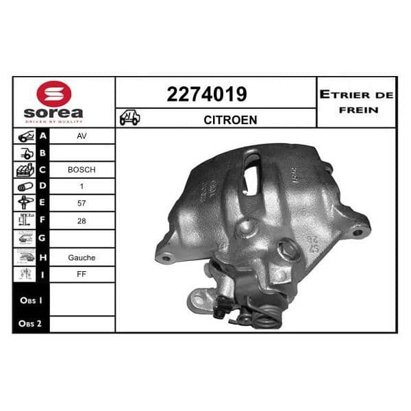 EAI Pinça de Travão - 2274019