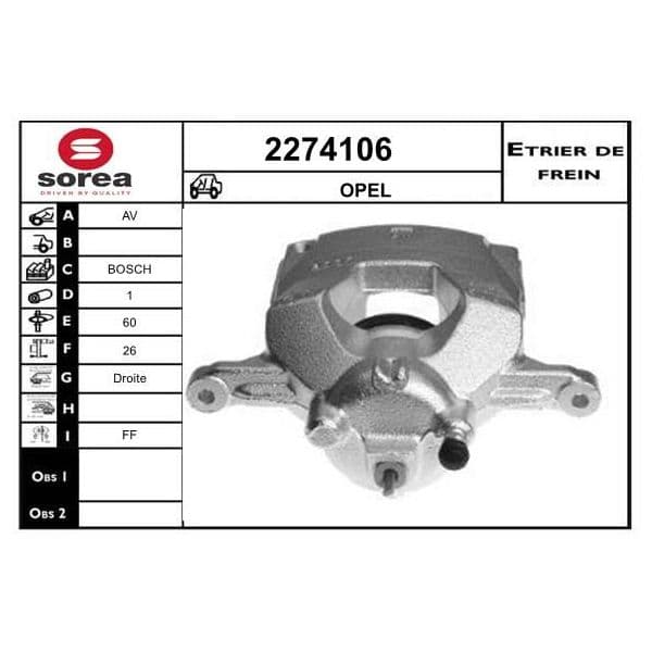 EAI Pinça de Travão - 2274106