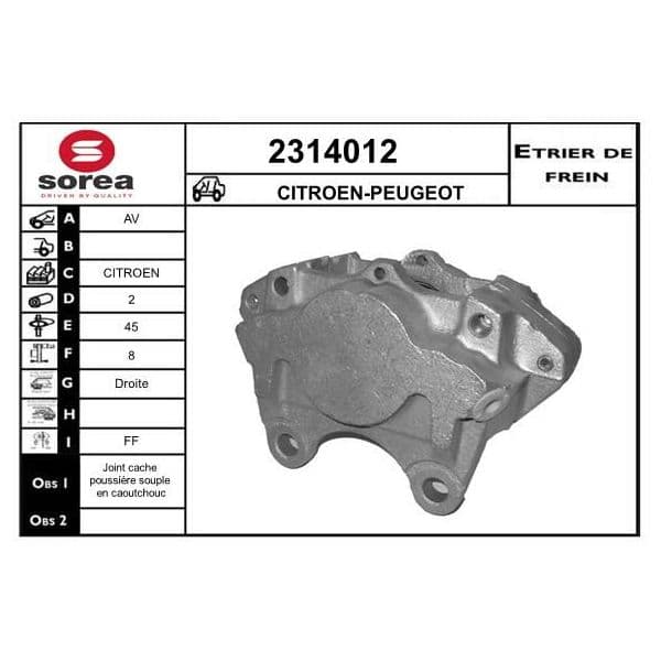 EAI Pinça de Travão - 2314012