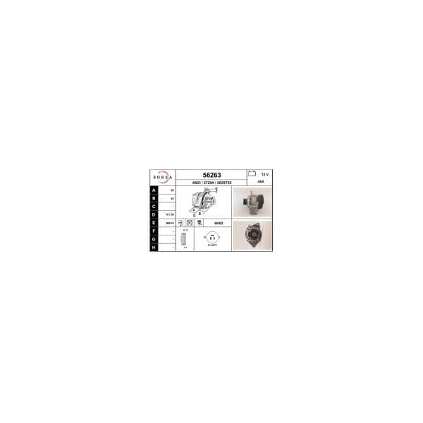 Eai Alternador / Corolla 1.3l 56263