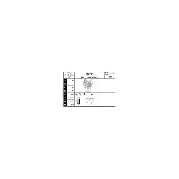 Eai Alternador / Volkswagen 56693