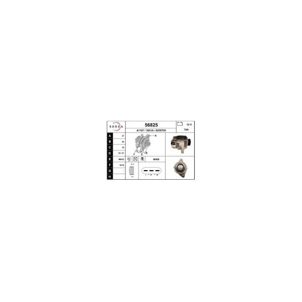 Eai Alternador / Yaris 1.0 56825