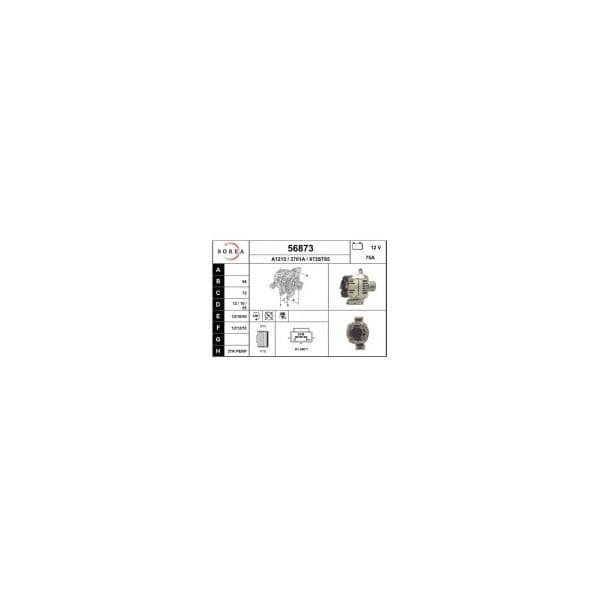 Eai Alternador / Transit 2.4d 56873