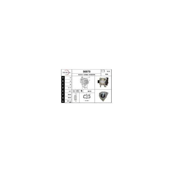 Eai Alternador / Fiesta 1.8td 56970