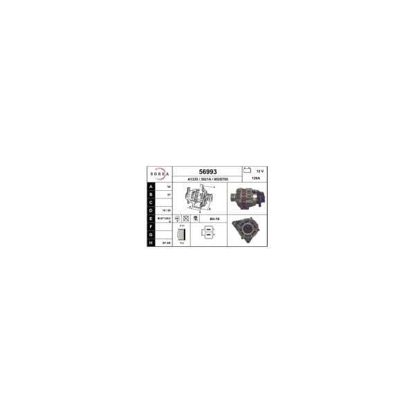 Eai Alternador / Santa Fe 2.0 Crdi 56993
