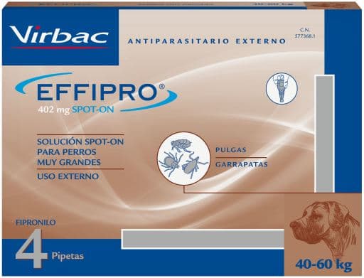 Virbac Effitix Spot-On Cão 1,5-4Kg 4 Pipetas