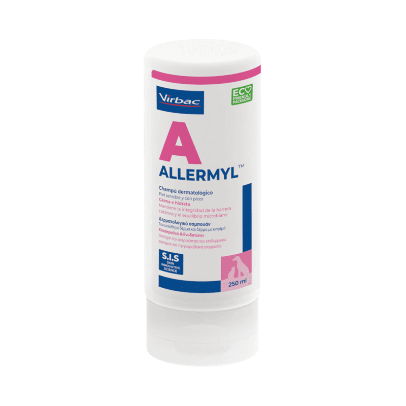 Virbac Champú para Perros y Gatos Allermyl Champú Dermatológico