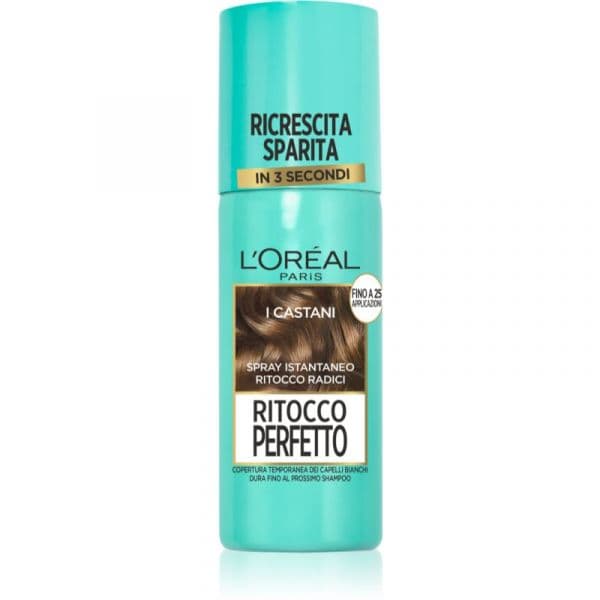 L'oreal Magic Retouch Spray para Cobrir o Recrescimento Imediato Tom Castano 75ml
