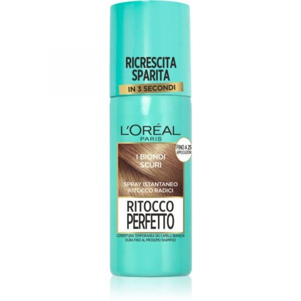 L'oreal Magic Retouch Spray para Cobrir o Recrescimento Imediato Tom Biondo Scuro 75ml