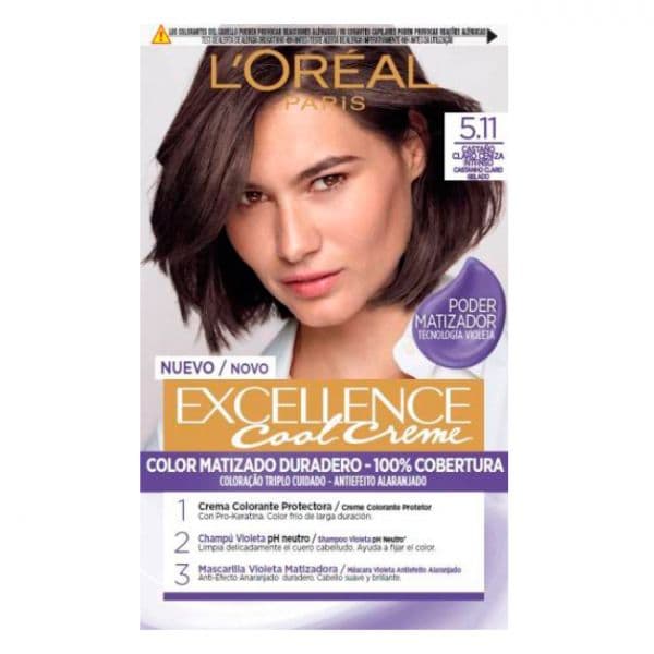 L'Oréal Excellence Cool Creme Tom 5.11 Castanho Claro Gelado