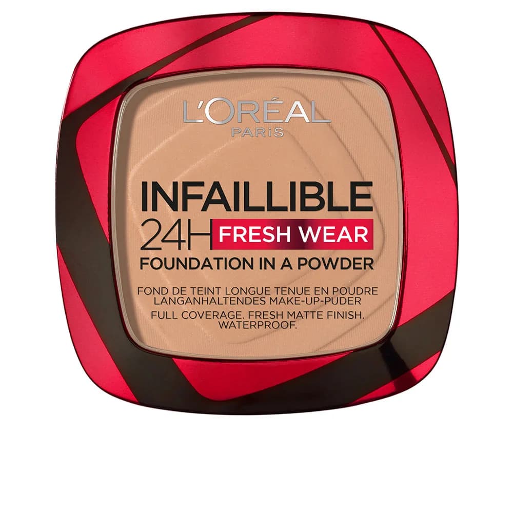Base compacta INFAILLIBLE com duração de 24 horas e frescor garantido.
