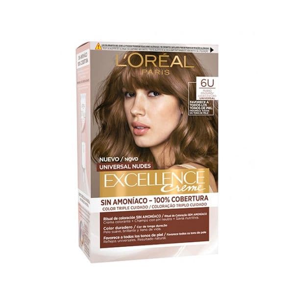 L'Oréal Excellence Creme Tom Nude Louro Escuro 6U