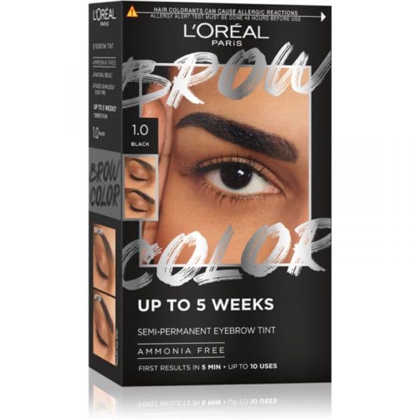 L'Oréal Paris Brow Color Coloração para Sobrancelhas Tom 1.0 Black 1 Unidade