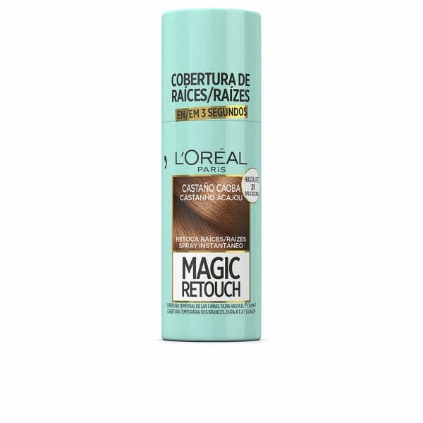 L'Oreal Magic Retouch Spray Corretor de Raízes Castanho Acajou Mogno Tom #6 75ml