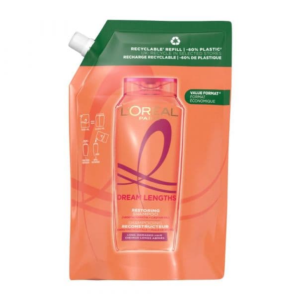 L'Oréal Paris Elvive Dream Long Shampoo Reconstrutor Cabelos Longos Recarga 500ml