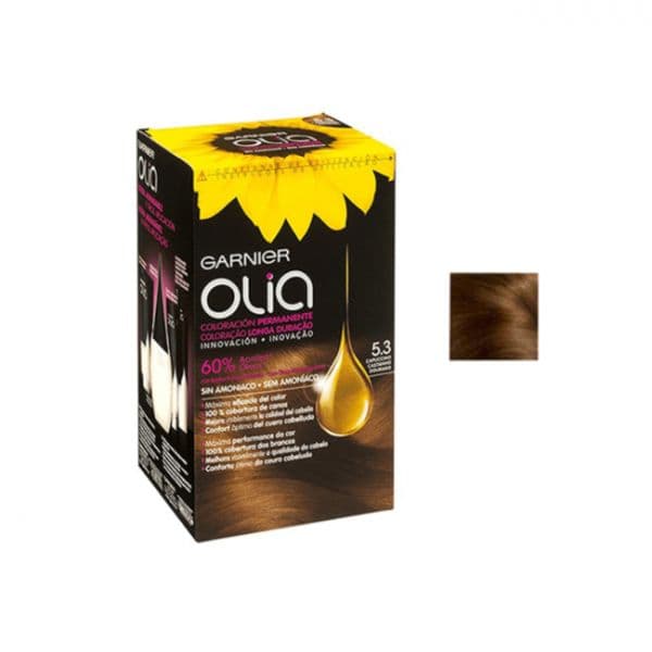 Garnier Olia Coloração Permanente Tom 5.3 Castanho Dourado