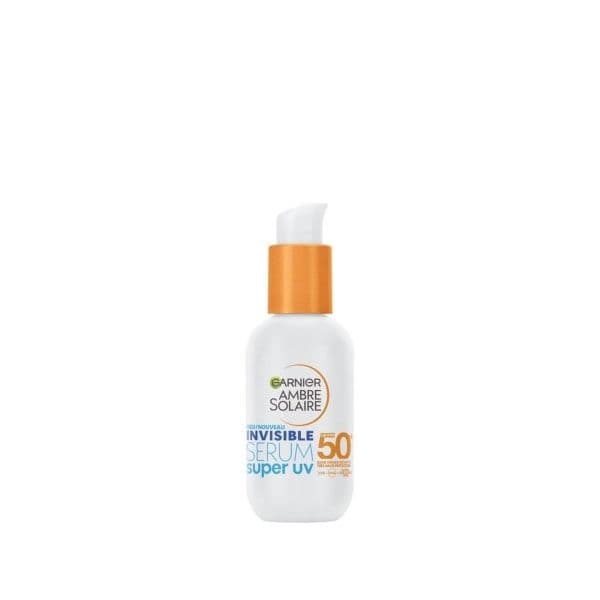 Protetor Solar Garnier Ambre Solaire Sérum Rosto Invisible Super UV SPF50+ 30ml