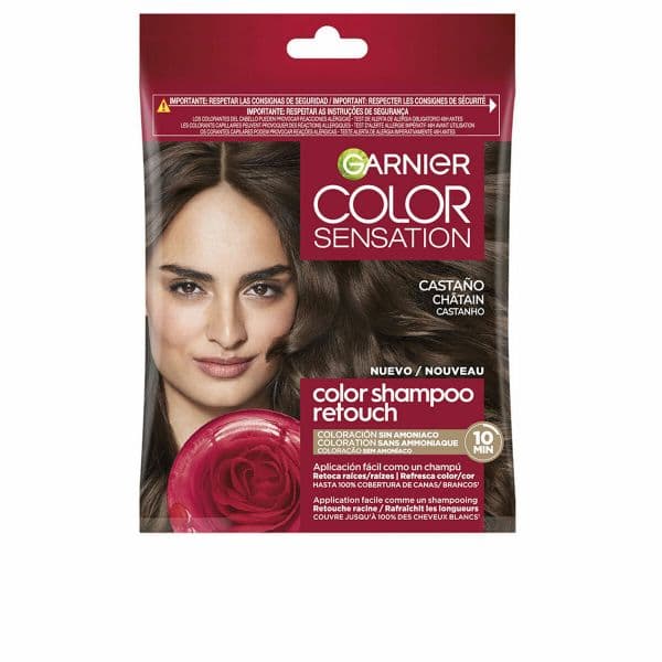 Garnier Color Sensation Color Shampoo Retouch Semi-Permanente 4.0 Castanho