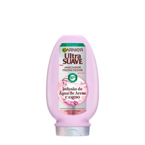 Garnier Ultra Suave Infusão de Água de Arroz Condicionador Preenchedor 200ml
