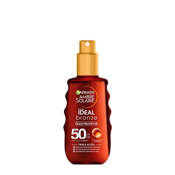 Protetor Solar Garnier Ideal Bronze Óleo SPF50+ 150ml