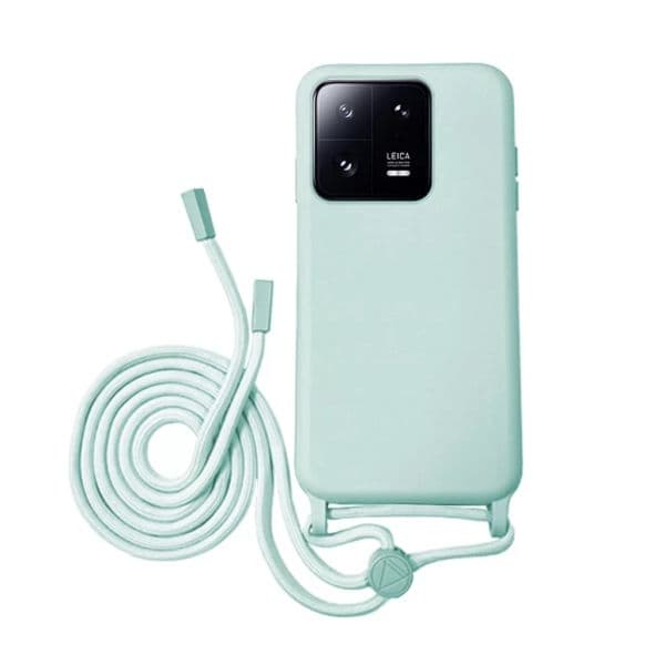 Capa Silicone Líquido para Xiaomi Mi 13 Pro Verde Água