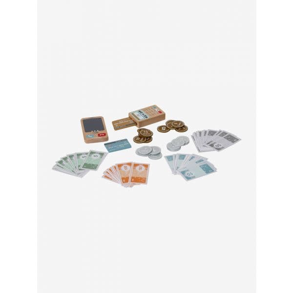 Conjunto de Moedas, em Madeira Fsc® Multicolor