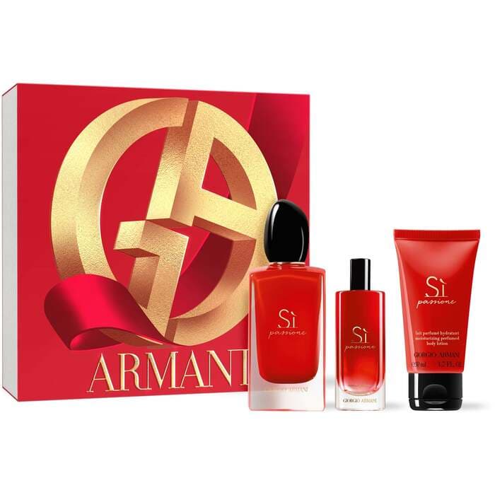 Conjunto Sí Passione EDP 100 ml, Loção Corporal 50 ml aminiatura EDP 15 ml