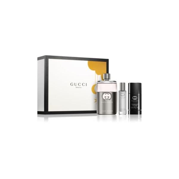Gucci Guilty for Him Eau de Toilette 90ml + Eau de Toilette 15ml + Deo Stick 75ml Coffret