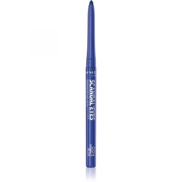 Rimmel Scandaleyes Exaggerate Lápis de Olhos Automático Tom 004 Cobalt Blue 0,35 g