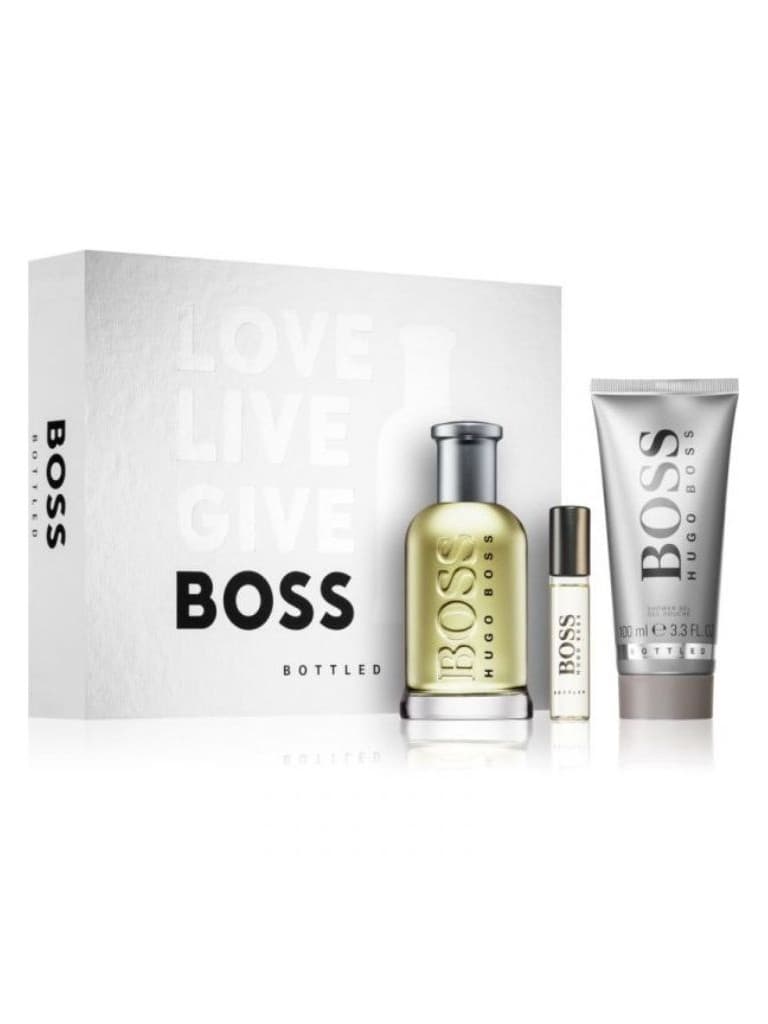 Boss Bottled Kit Eau de Parfum 100Ml + Eau de Toilette Spray 10Ml + Shower Gel 100Ml