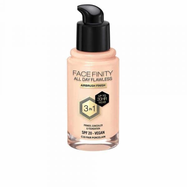 Max Factor Facefinity All Day Flawless 3 em 1 Tom Base #C10-fair Porcelana