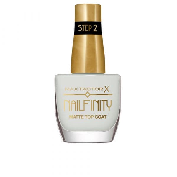 Max Factor Nailfinity Matte Top Coat Verniz Gel de Cobertura com Efeito Matificante Tom 101 Velvet Curtain 12 ml