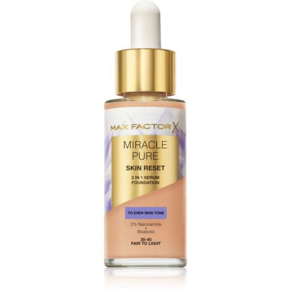 Max Factor Soro Miracle Pure Tom #30 - 40 Fair To Light 30ml