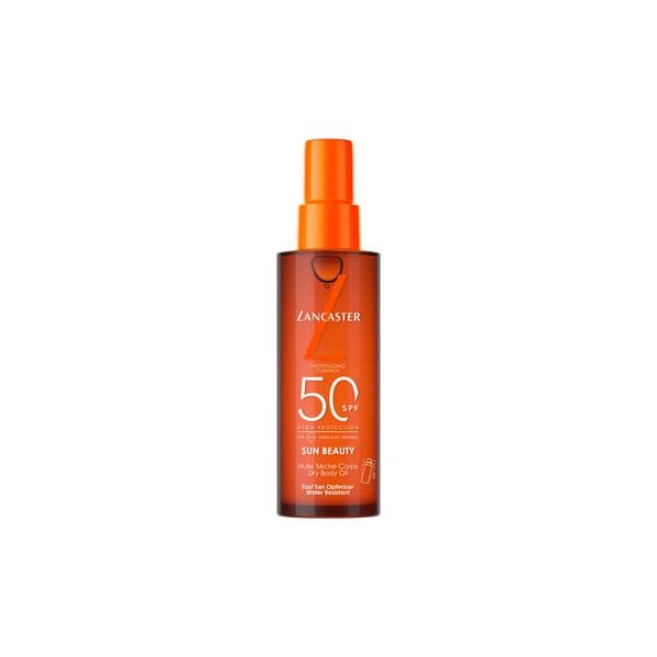 Protetor Solar Lancaster Óleo Satin Dry Oil Ativador Bronzeado SPF50 150ml